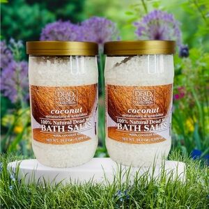 Dead Sea Collection Bath Salts Enriched w/Coconut Natural Salt for Bath 2-pack